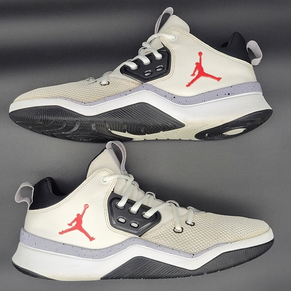 Jordan DNA GS 'White Cement' Men’s Size 10.5 Sneakers AO1539-103, Used - Picture 3 of 16